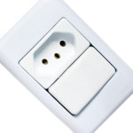 Sistema Perlex Branca (1 Paralelo+Tomada 10A) 3081P/11Br