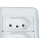 Sistema Perlex Branca (2 Tomadas 10/20A) 3011/15Br