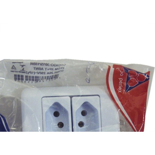 Sistema Perlex Branca (2 Tomadas 20/20A) 3015/15Br