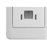Sistema Perlex Branca (Tomada Fone+Modulo) 3063Br