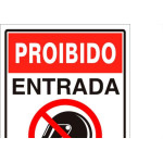 Placa Sinalizacao Pvc 20X30 ''Proibido Uso De Capacete'' 250Sp