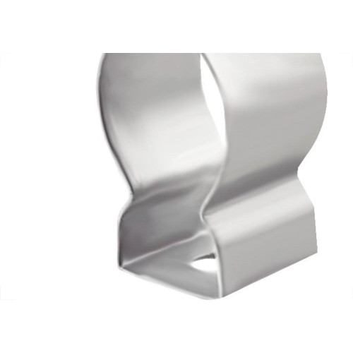 Abracadeira Tipo ''D'' Inox Com Parafuso  3'' 10 Pecas A0018