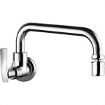 Torneira Metal Bica Movel Parede Pia Lorenzett ''U'' 1164 C29 