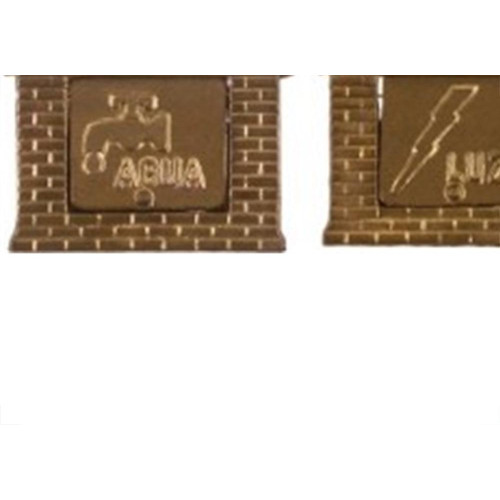 Visor Para Leitura Agua Metal Cartas Aluminio Fundido 250-6A