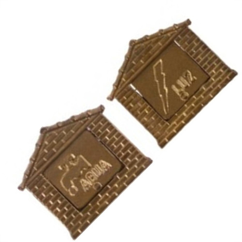 Visor Para Leitura Luz Metal Cartas Aluminio Fundido 250-6L