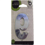 Numero Aluminio Espelhado Apartamento 9 7Cm 13
