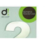 Numero Aluminio Espelhado 2 15Cm 16