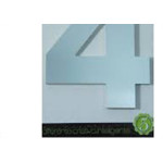 Numero Aluminio Espelhado 4 15Cm 18