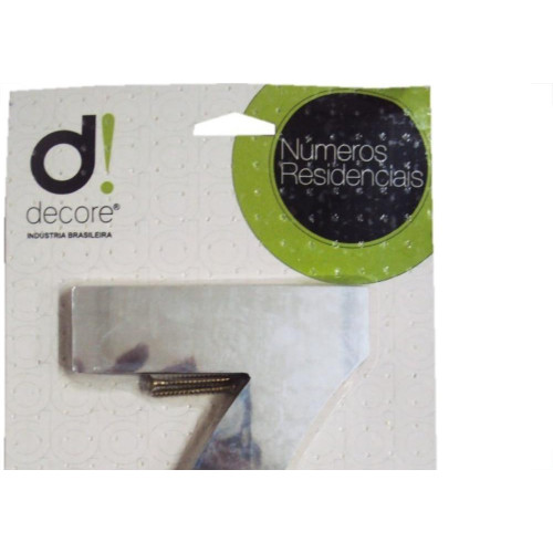 Numero Aluminio Espelhado 7 15Cm 21