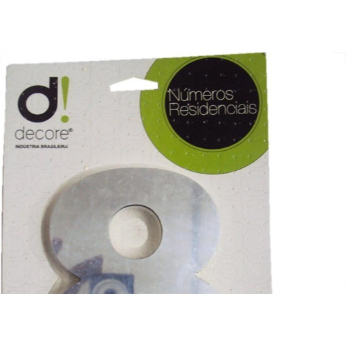 Numero Aluminio Espelhado 8 15Cm 22