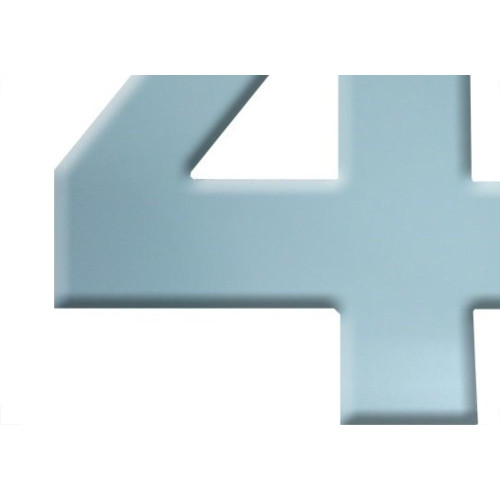 Numero Aluminio Espelhado 4 20Cm 28