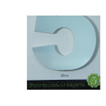 Numero Aluminio Espelhado 5 20Cm 29