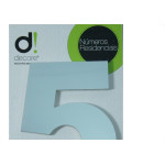 Numero Aluminio Espelhado 5 20Cm 29