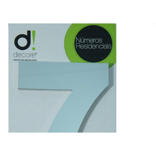 Numero Aluminio Espelhado 7 20Cm 31