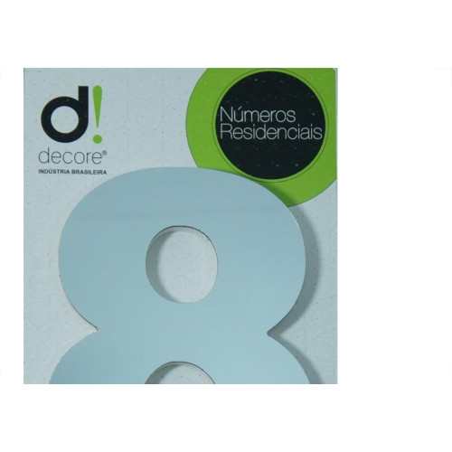 Numero Aluminio Espelhado 8 20Cm 32