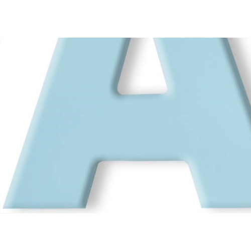 Letra Aluminio Espelhado A 9,5Cm 55