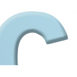 Letra Aluminio Espelhado C 9,5Cm 57