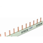 Barramento Steck Monofasico 57 Disjuntores Din 80A S1F1000B