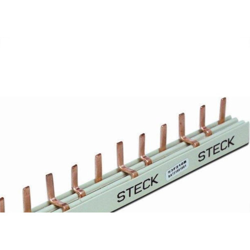 Barramento Steck Trifasico 3X19 Disjuntores Din 80A S3F1000B