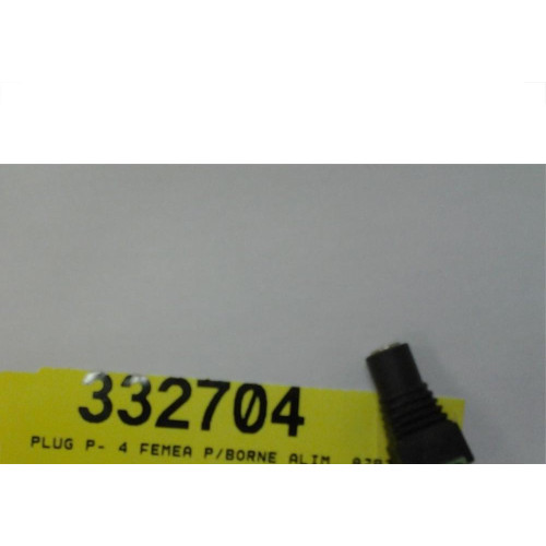 Plug P- 4 Femea Para Borne Alimentacao 8293 597 - Kit C/10 
