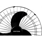 Ventilador Parede Ventisol 50Cm Preto Bivolt 200W 538