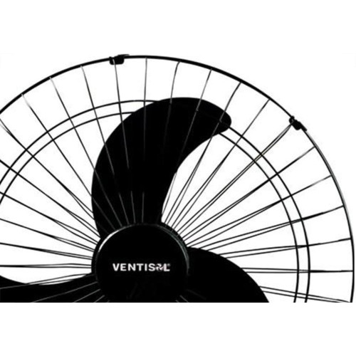 Ventilador Parede Ventisol 50Cm Preto Bivolt 200W 538