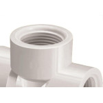 Tee Branco Krona Rosca Rosca Rosca 1.1/2'' 303 - Kit C/10 