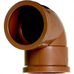 Cotovelo Marrom Krona Liso Liso Reducao 32X25 434 - Kit C/15 