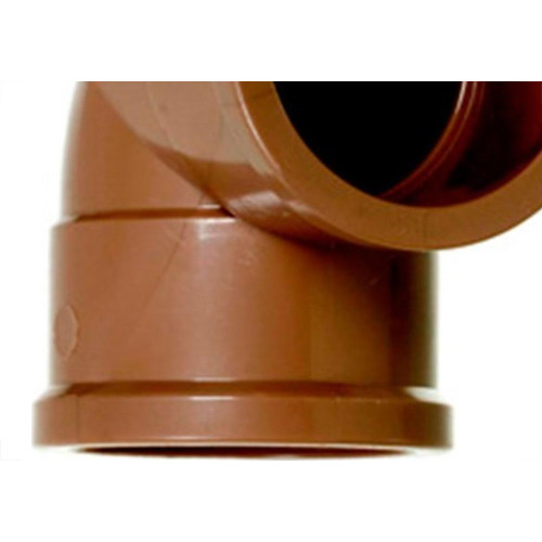 Cotovelo Marrom Krona Liso Liso Reducao 32X25 434 - Kit C/15 