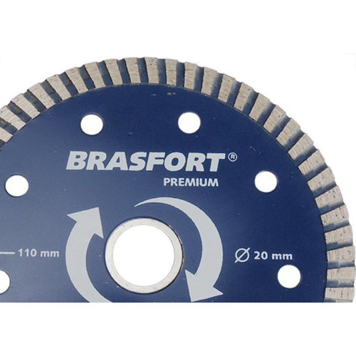 Disco Diamantado Brasfort Premium Turbo 110Mm 7425