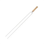 Espeto Para Churrasco Mor Duplo 65Cm 