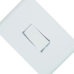 Conjunto Tramontina Liz 4X2 Branco Com Placa (1 Bipolar) 