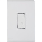 Conjunto Tramontina Liz 4X2 Branco Com Placa (1 Campainha) 