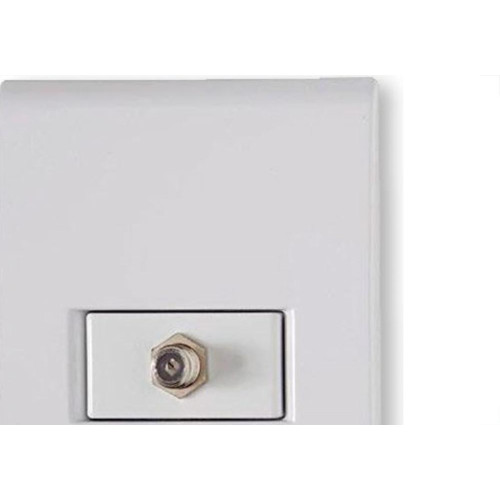 Conjunto Tramontina Liz 4X2 Branco Com Placa (1 Tomada Tv) 