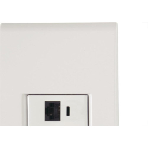 Conjunto Tramontina Liz 4X2 Branco Com Placa (1 Tomada Rj11) 