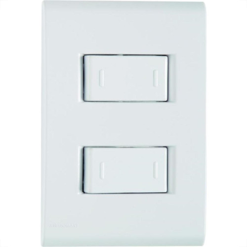 Conjunto Tramontina Liz 4X2 Branco Com Placa (2 Paralelos) 