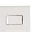 Conjunto Tramontina Liz 4X2 Branco Com Placa (1 Paralelo+Tomada 10A) 