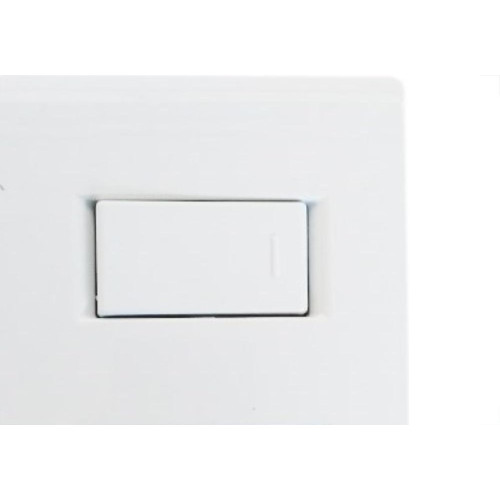 Conjunto Tramontina Liz 4X2 Branco Com Placa (1 Simples+Tomada 10A) 