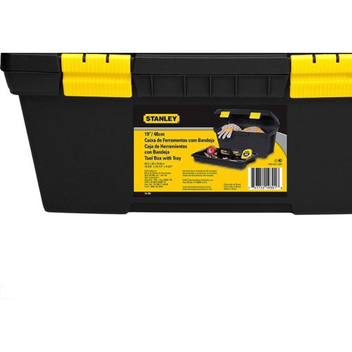 Caixa Ferramenta Stanley Plastica 19'' Fecho Plastico 19-301