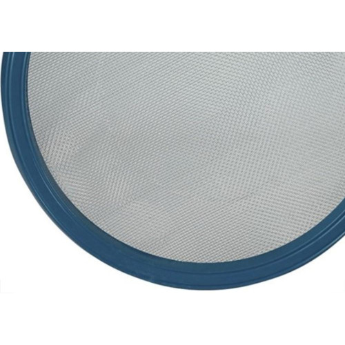 Peneira Mm Fuba 30Cm Arame Aro Plastico Azul 22828