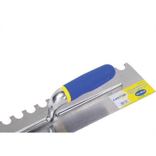 Desempenadeira Aco Castor Dentada Em ''U'' 10X40Cm 426