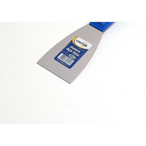 Espatula Parede Castor Inox Cabo Plastico 60Mm 791