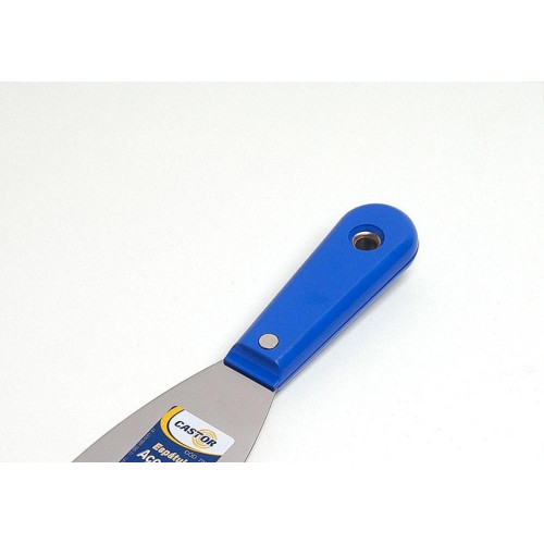 Espatula Parede Castor Inox Cabo Plastico 60Mm 791