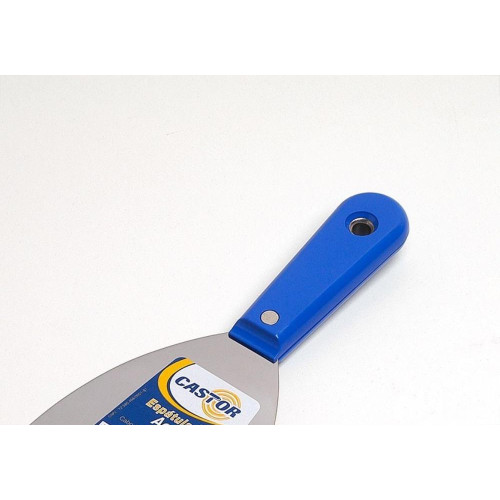 Espatula Parede Castor Inox Cabo Plastico 100Mm 793
