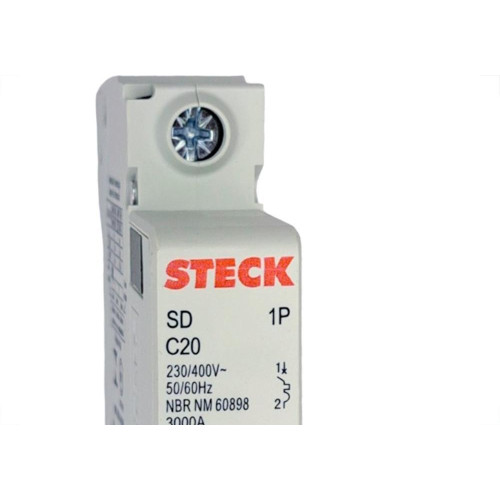 Disjuntor Steck Din Unipolar 20A Sd61 C Sdd61C20