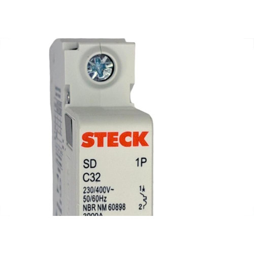 Disjuntor Steck Din Unipolar 32A Sd61 C Sdd61C32