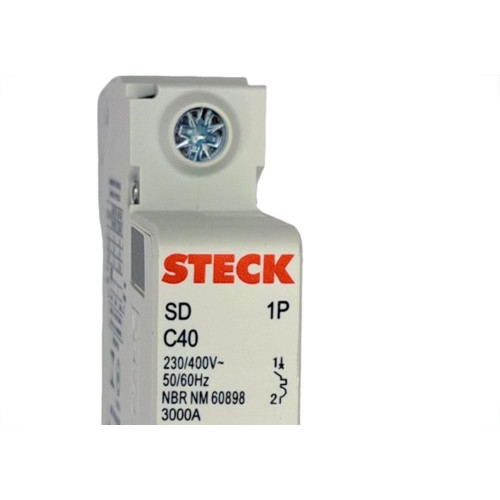 Disjuntor Steck Din Unipolar 40A Sd61 C Sdd61C40