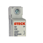 Kit C/3 - Disjuntor Steck Din Unipolar 50A Sd61 C Sdd61C50