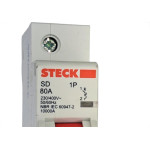 Disjuntor Steck Din Unipolar 80A Sd1 C Sdd1C80