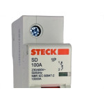 Kit C/3 - Disjuntor Steck Din Unipolar100A Sd1 C Sdd1C100